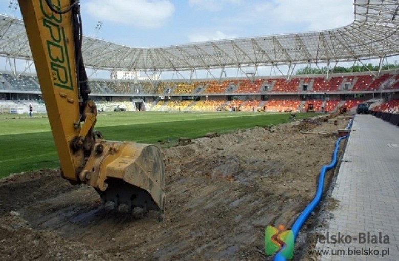 Prace na Stadionie Miejskim