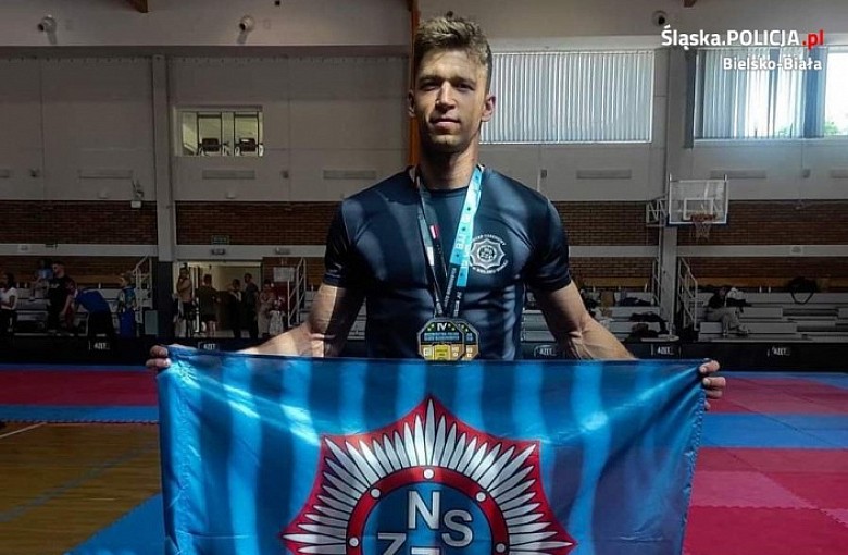 Bielski Policjant Dawid Pach zdobył kolejne medale