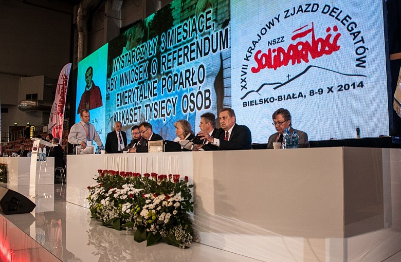 NSZZ "Solidarność" obraduje w Bielsku-Białej