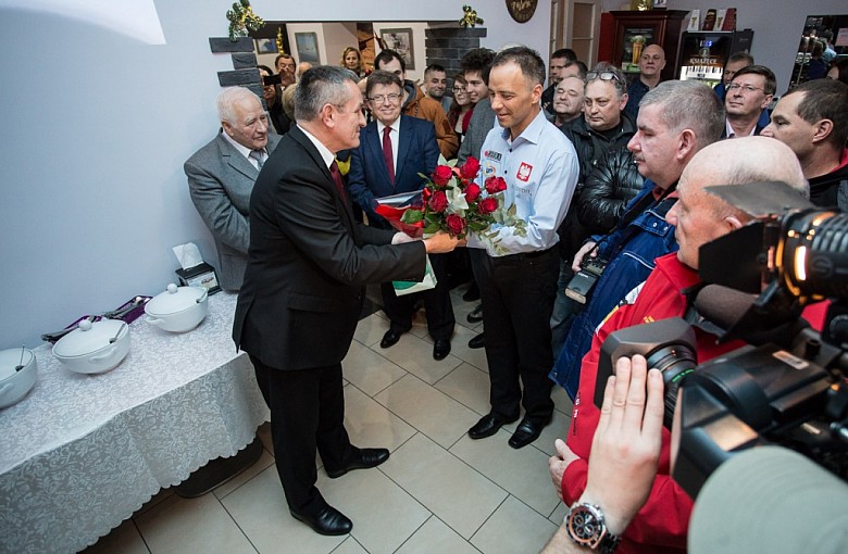 Uroczyste powitanie Mistrza