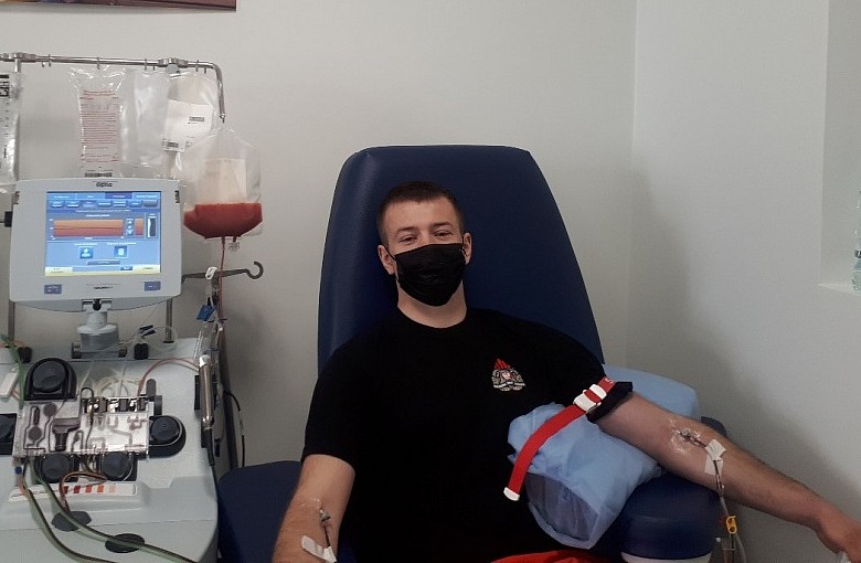 Strażak z Bielska-Białej uratował życie mężczyźnie