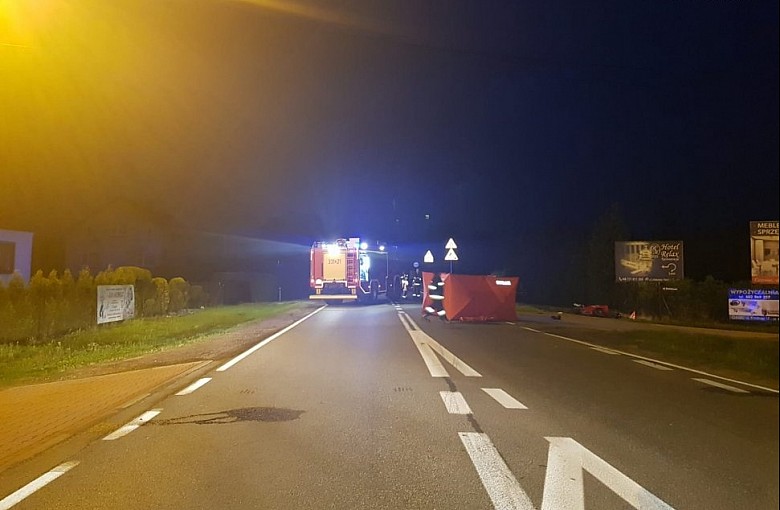 Motocyklista zginął w wypadku