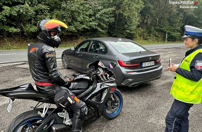 Motocykliści pod okiem bielskiej drogówki