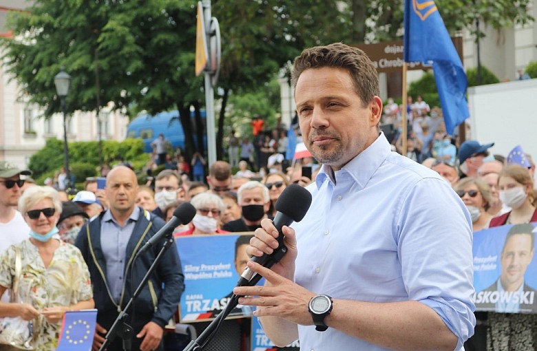 Rafał Trzaskowski wygrywa w Bielsku-Białej