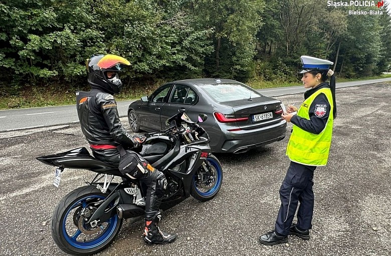 Tym razem policjanci skupili się na motocyklistach