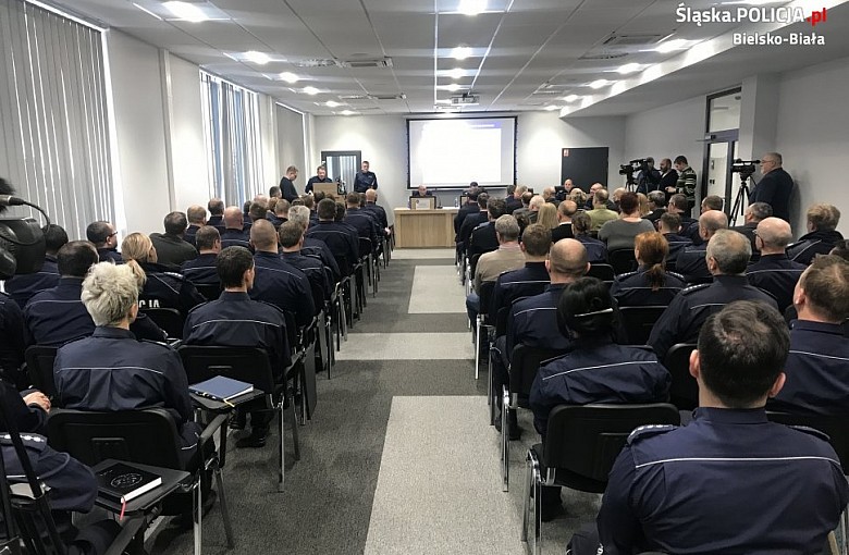 Bielscy policjanci podsumowali pracę w 2018 roku