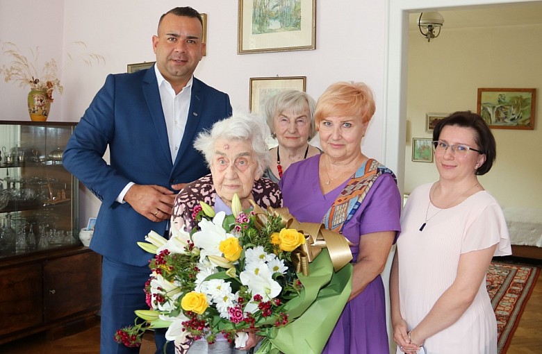 5 czerwca setne urodziny świętowała kolejna bielszczanka pani Alicja Spodaryk