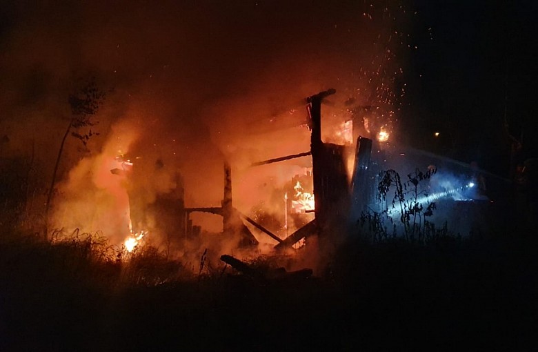 Pożar drewnianego budynku gospodarczego przy ul. Lipnickiej