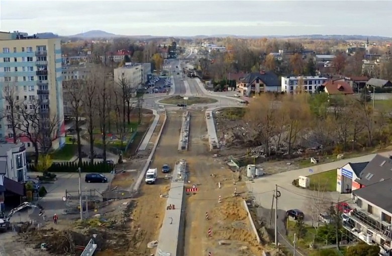 Bielsko-Biała: Prace na ulicy Cieszyńskiej trwają