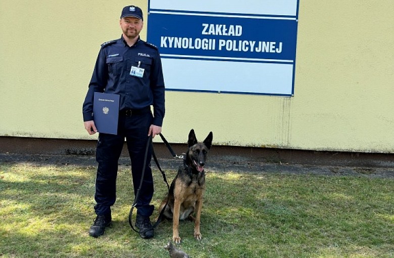 Bielszczanin i jego pies wicemistrzami Polski! Wielki sukces policyjnego duetu