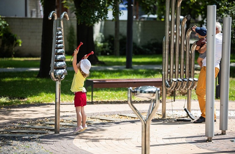 Odwiedzają go tłumy. Park przy Zielonej zachwyca