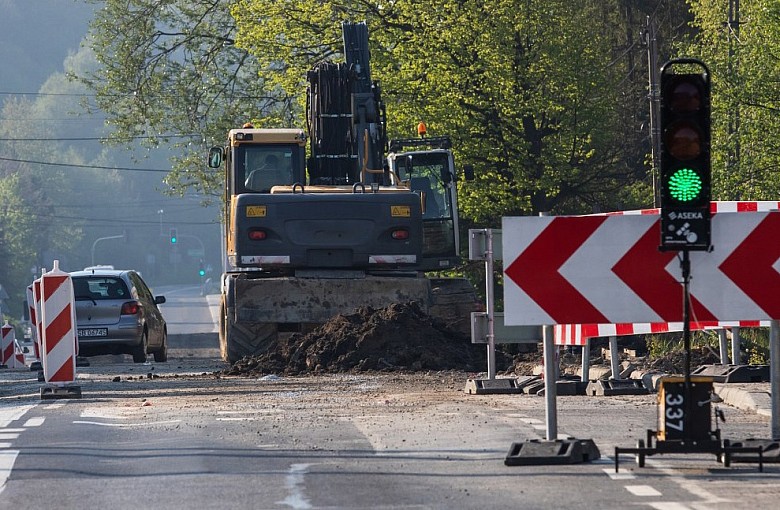 Aktualizacja utrudnień na węźle