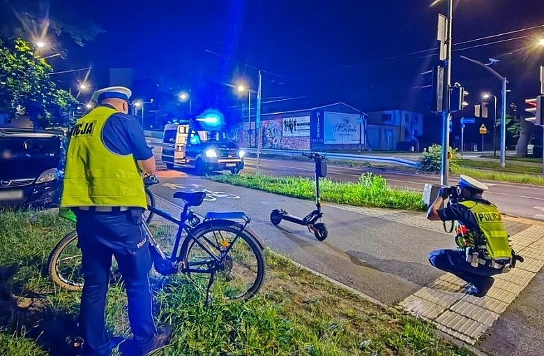 Bielskie Drogi. Policjanci kontrolowali hulajnogi i rowery elektryczne