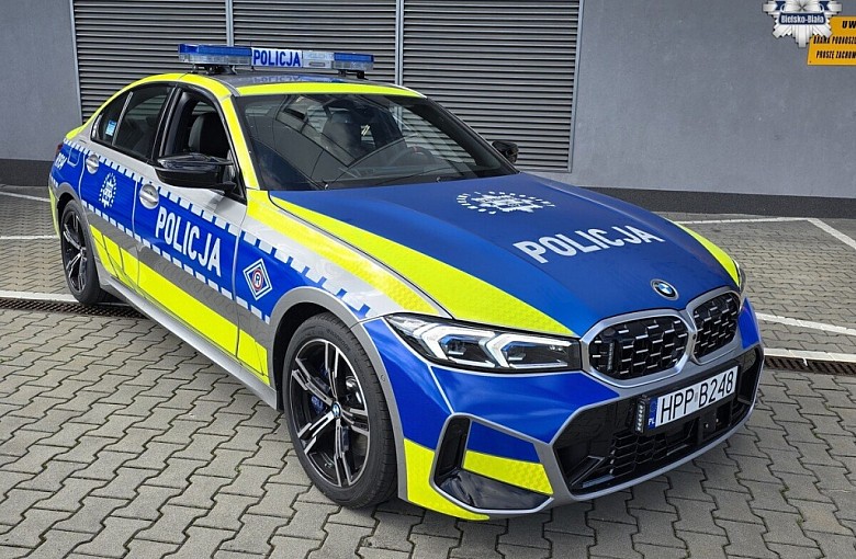 Bielska drogówka z nowym radiowozem. Na służbę wyrusza BMW M340i xDrive