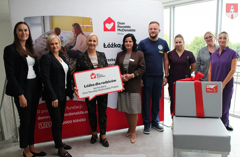 Łóżka dla rodziców małych pacjentów. Ważny dar od Fundacji Ronalda McDonalda