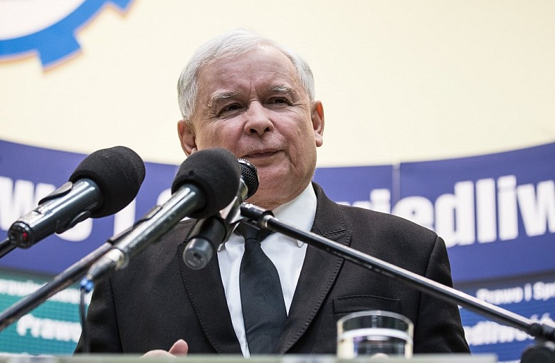 Jarosław Kaczyński w Bielsku-Białej. Transmisja na Żywo