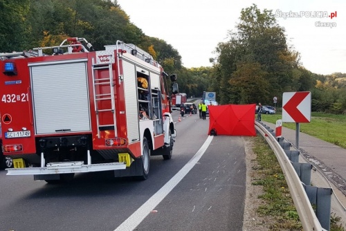 Śmiertelny wypadek motocyklisty