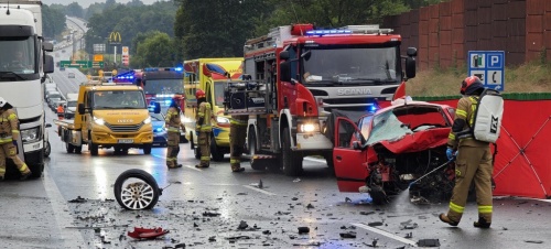 Tragiczny wypadek na S52