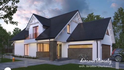 Wyróżnione projekty domów nowoczesnych z pracowni Domowych Klimatów