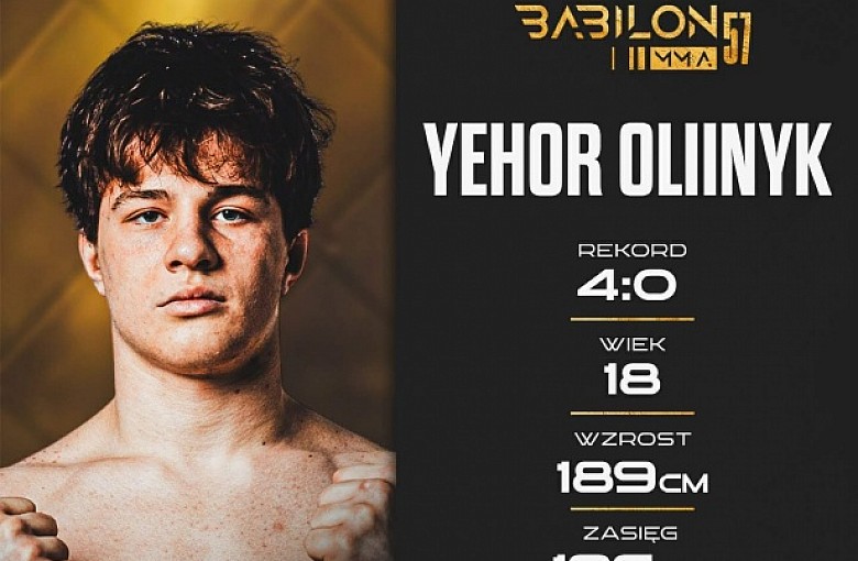 Yehor Oliinyk celuje w 5. wygraną z rzędu